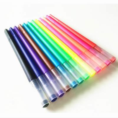 New style   100 colors art marker 0.4 mm  fineliner marker dual tip watercolor brush  pen