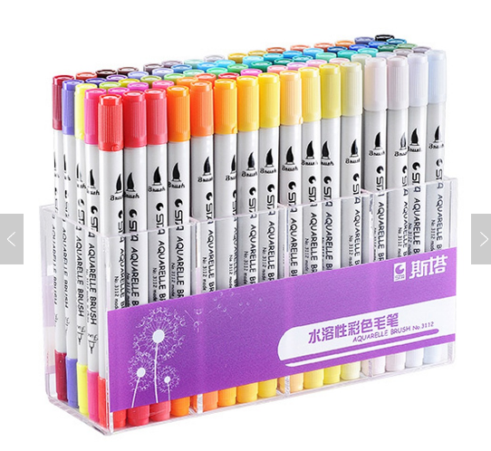 80 Colors Art set Marker Sketch Marker Pens dual Tip Fine Brush Marker For Graphic Drawing Manga Art school  Supplies import