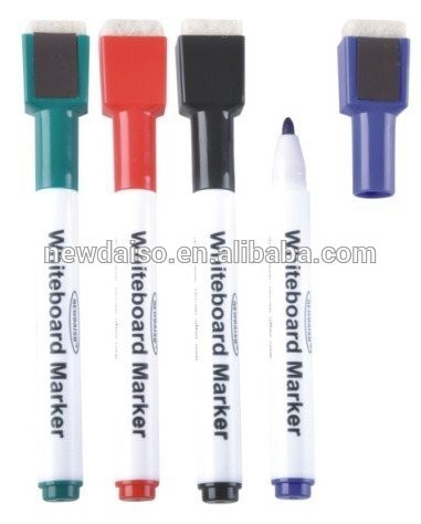 Whiteboard marker pens with magnet and brush water or oil or alcohol based ink